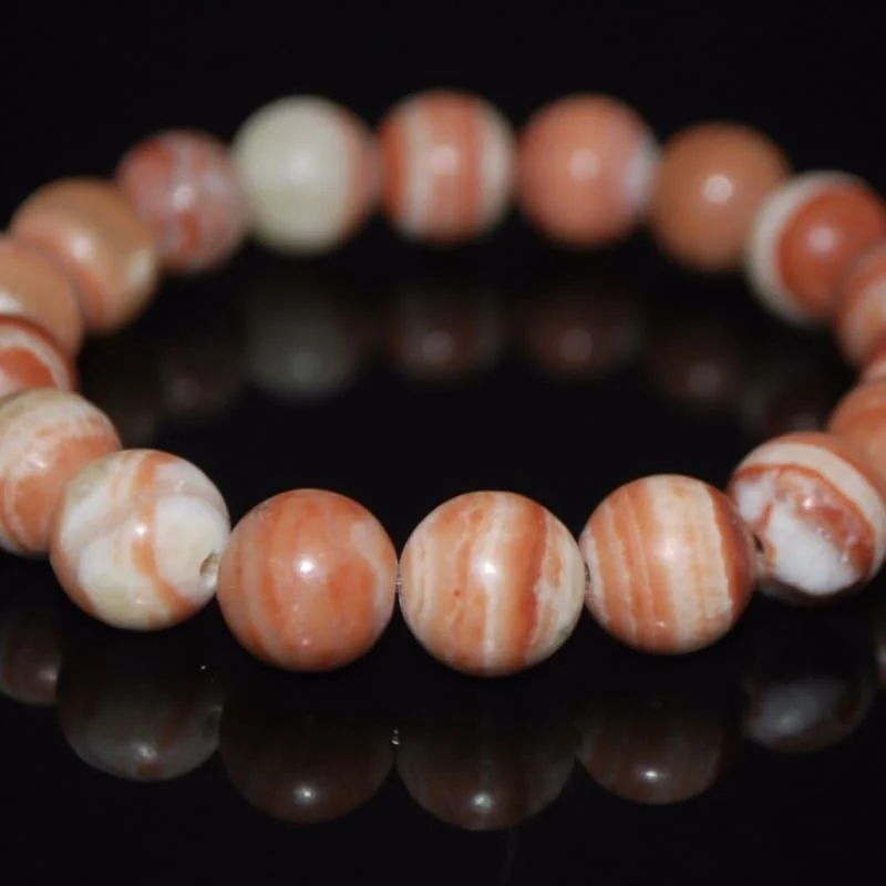 fashion charm bracelet-Brown Fynchenite Gemstone Unisex Bracelets