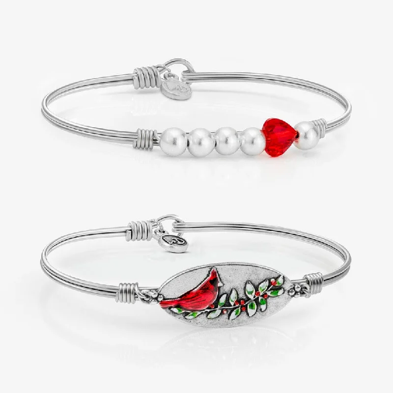 multi-colored bead bracelet-Forever Love and Remembrance (Set of 2)