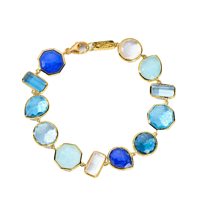 handmade pearl bracelet-IPPOLITA Rock Candy Large Stone Flexible Bracelet in Mare