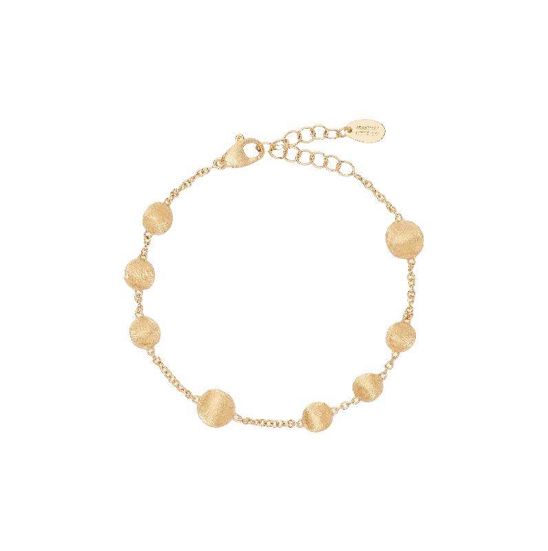 cute silver bracelet-Marco Bicego Africa Yellow Gold Hand Engraved Adjustable Bracelet