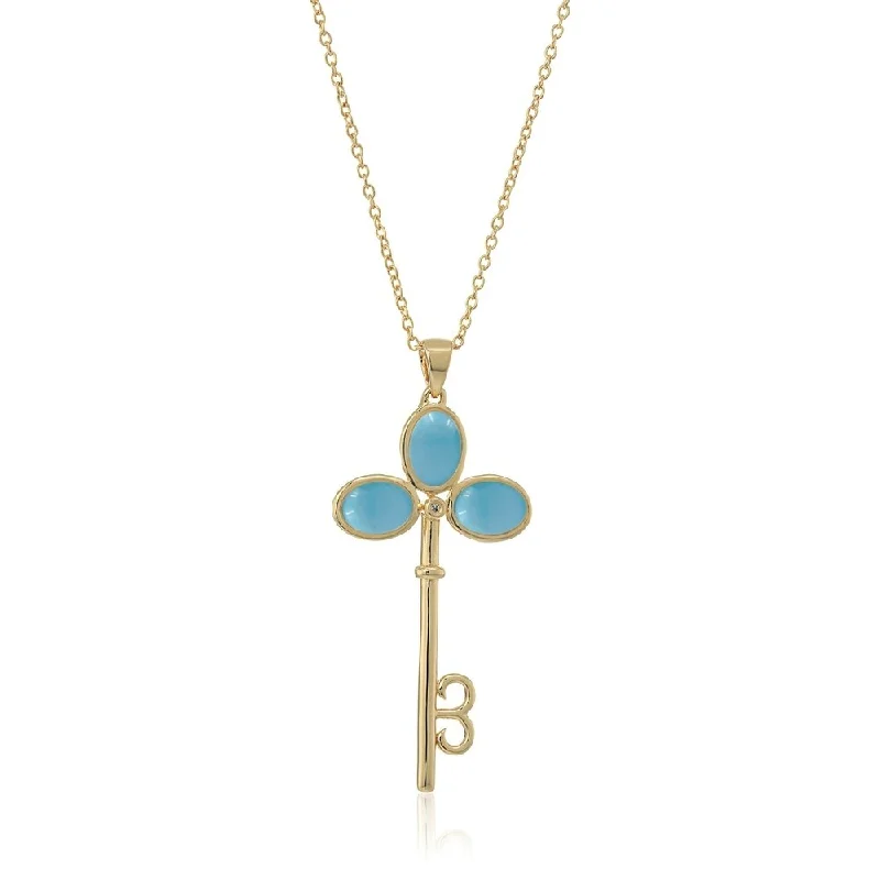 elegant pendant necklace with chain-925 Sterling Silver Sonora Beauty Turquoise,Diamond Pendant