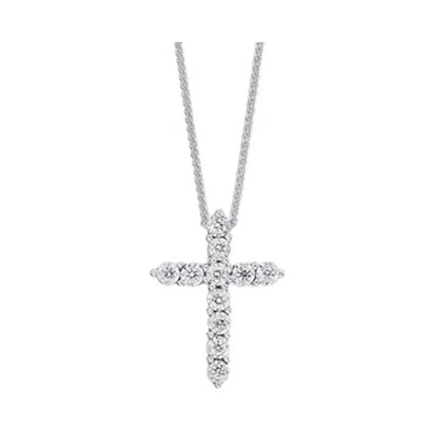 men’s diamond necklace-10KT WHITE GOLD DIAMOND (1/10 CTW) PENDANT