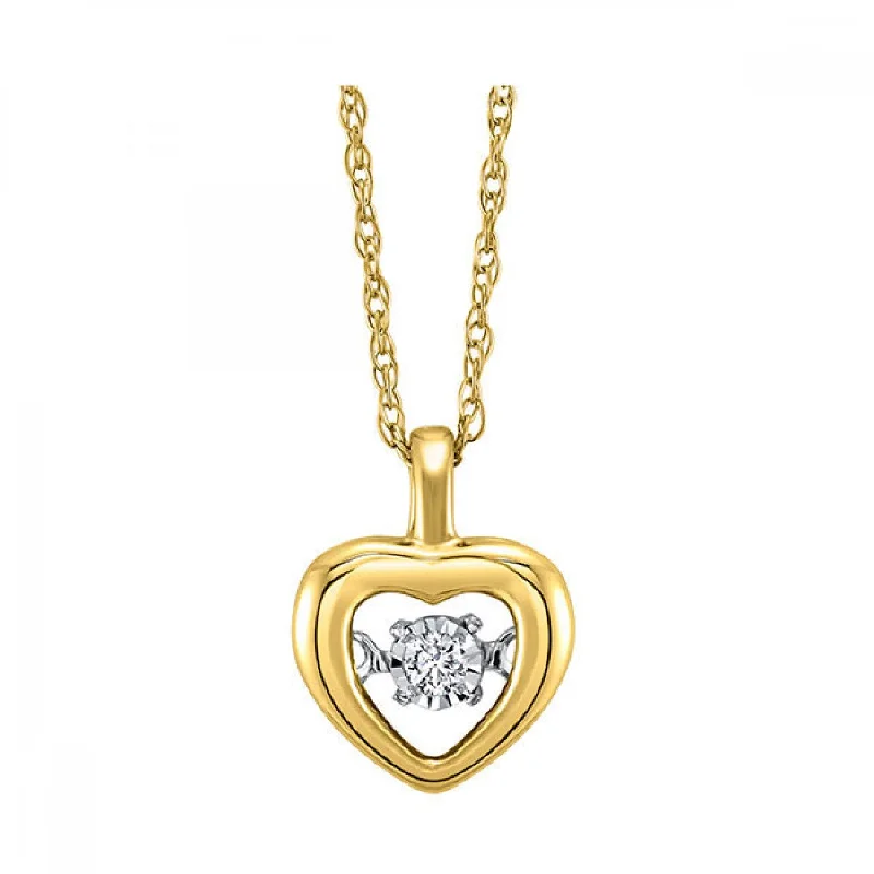 Yellow Gold Diamond Pendant