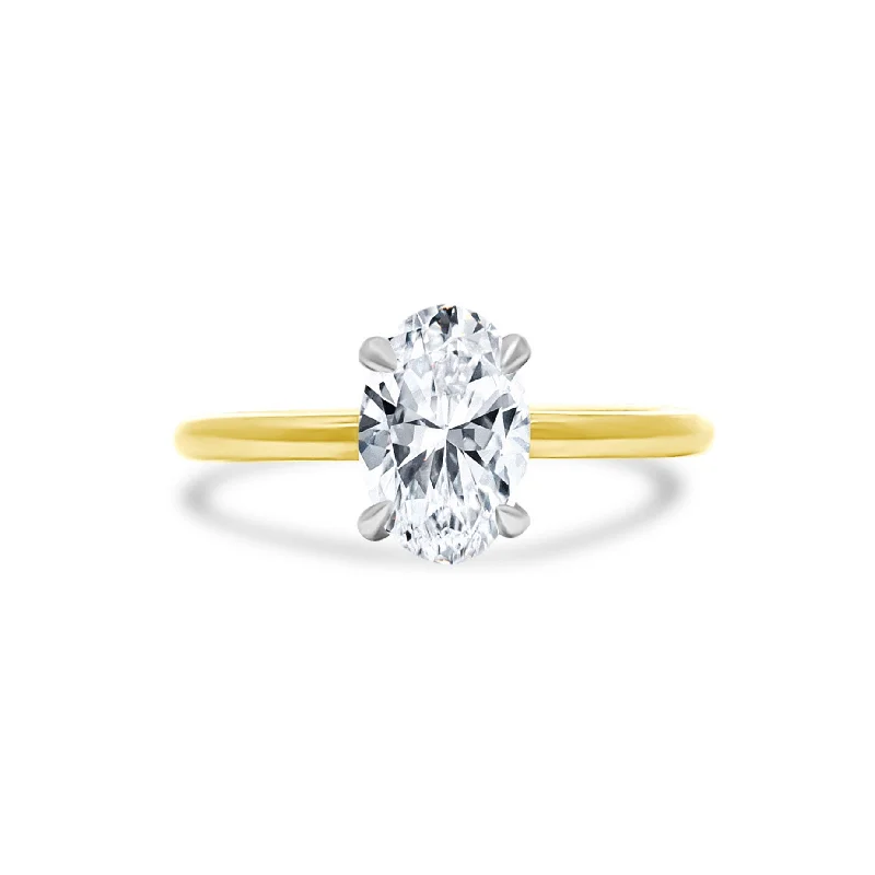 men’s diamond rings for engagements-1.21ct Oval Mined Diamond Solitaire