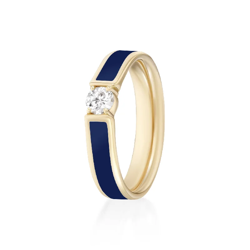 Navy / Yellow Gold