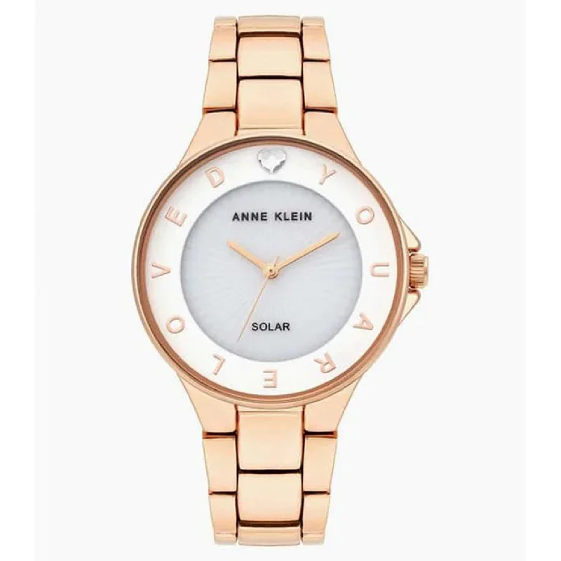 women’s watches with minimalist design for professional use-Anne Klein Analog White Dial Women 35mm