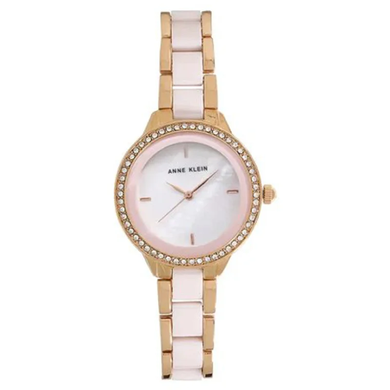 watches with classic dial design for timeless style-Anne Klein Ceramics White Dial Women 30mm