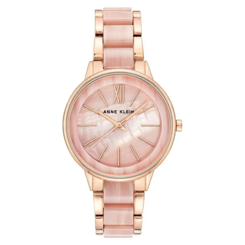 luxury watches for men with high-end craftsmanship-Anne Klein Trend Pink Dial Women 43mm