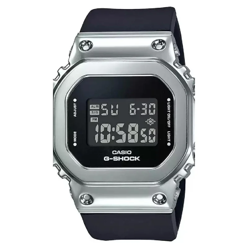 watches with bright backlight for low light conditions-Casio G-Shock Black Dial Women 38.4mm