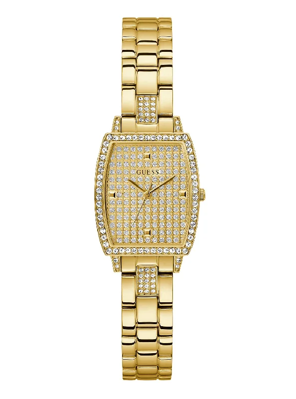 watches for travel with dual time zone feature-Champagne Brilliant Glitz Watch