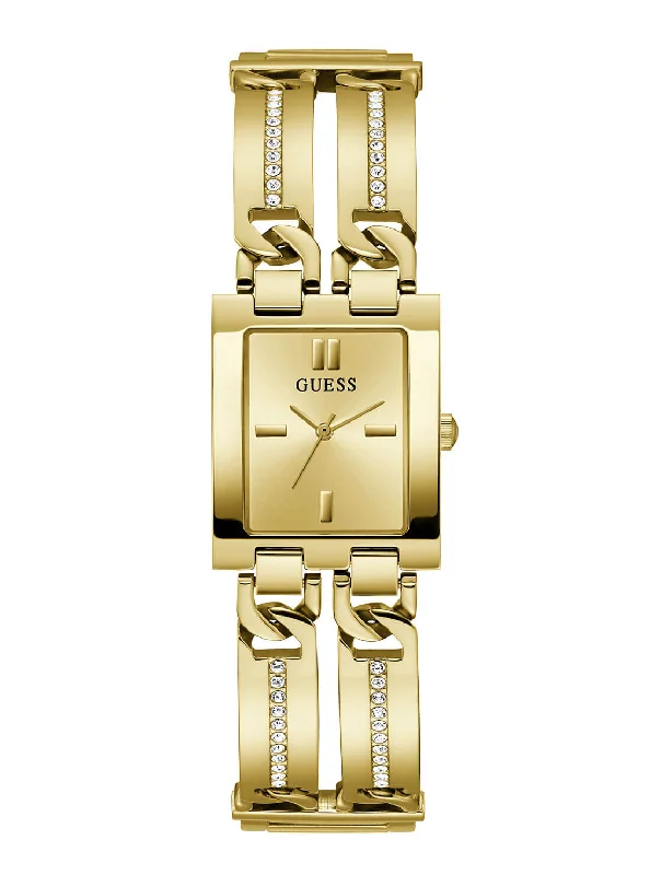 classic women’s watches with gold-tone finish-Gold Mod ID Link Watch