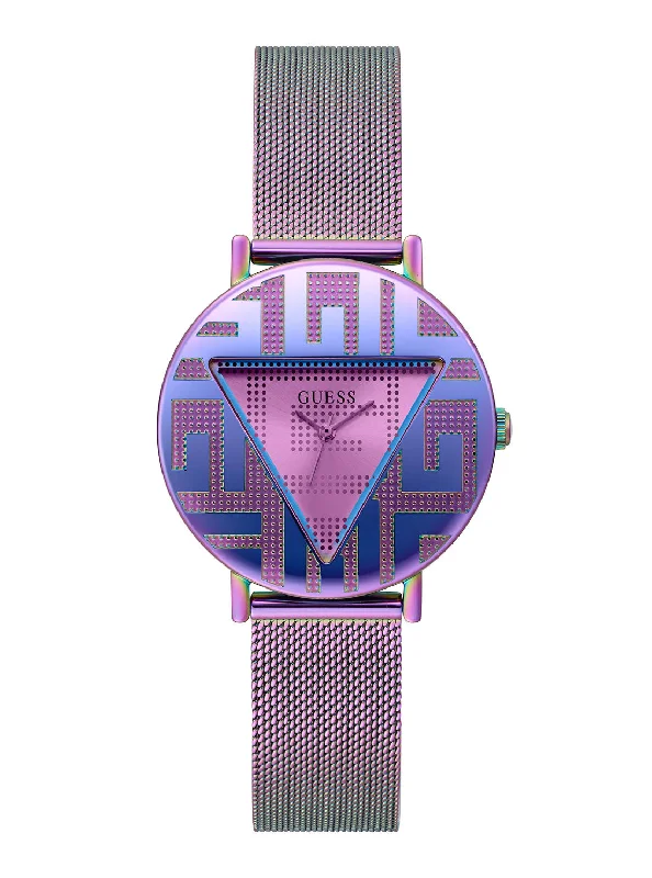 solar-powered watches with multi-functional features-Iridescent G Logo Iconic Watch