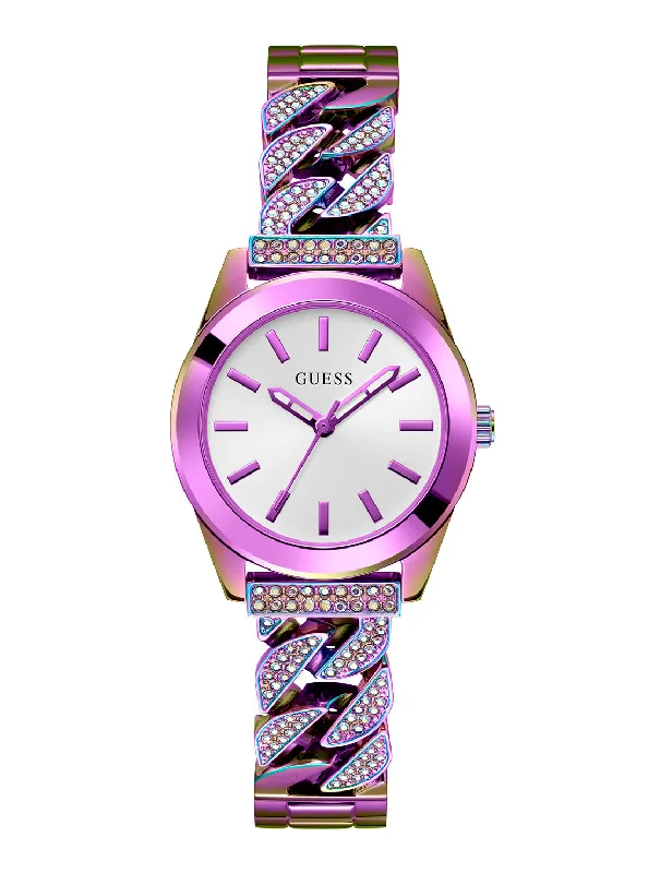 classic watches with modern tech features-Iridescent Serena Glitz Watch