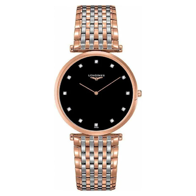 fitness trackers with sleep cycle analysis-Longines La Grande Classique Black Dial Women 37mm