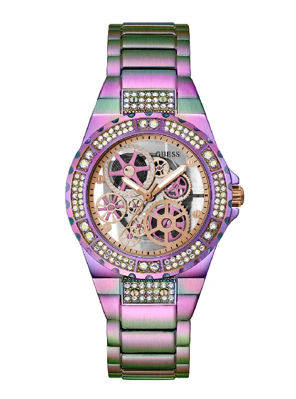 lightweight watches for women with simple design-Multi Iridescent Reveal Watch