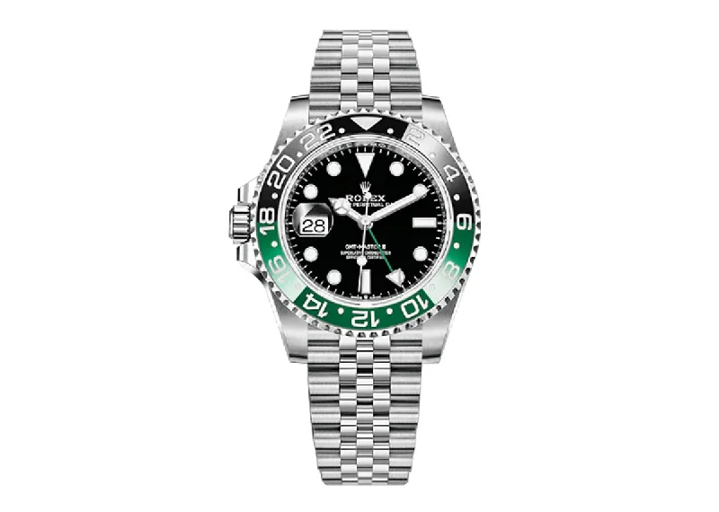 smartwatch for kids with fitness and education features-Rolex GMT-Master II 40mm 126720VTNR Sprite Jubilee Black Dial