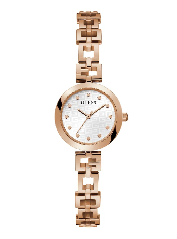 smartwatches for health and fitness enthusiasts-Rose Gold Lady G Watch