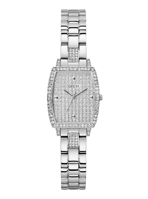 women’s watches with minimalist design for professional use-Silver Brilliant Glitz Watch