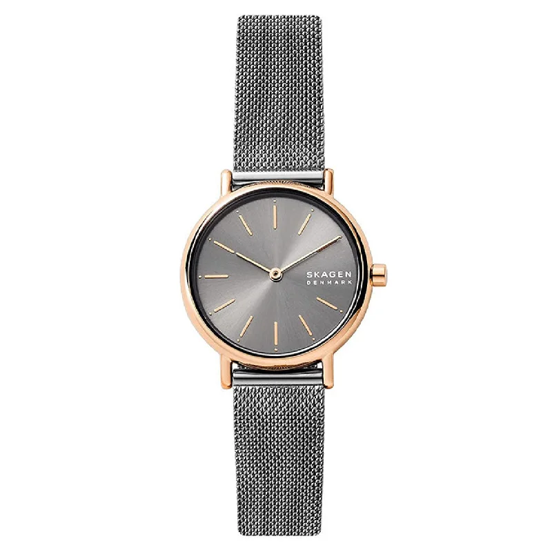 smartwatches with remote control for music and calls-Skagen Signatur Lille Grey Dial Women 30mm