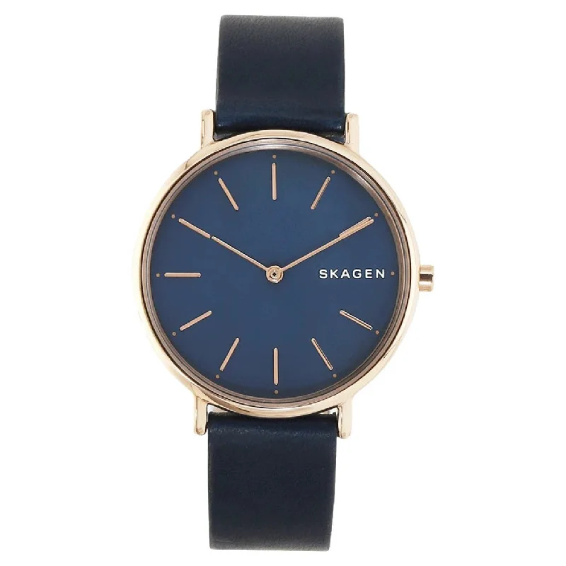 best watches for casual work attire-Skagen Signatur  Navy Dial Women 36mm