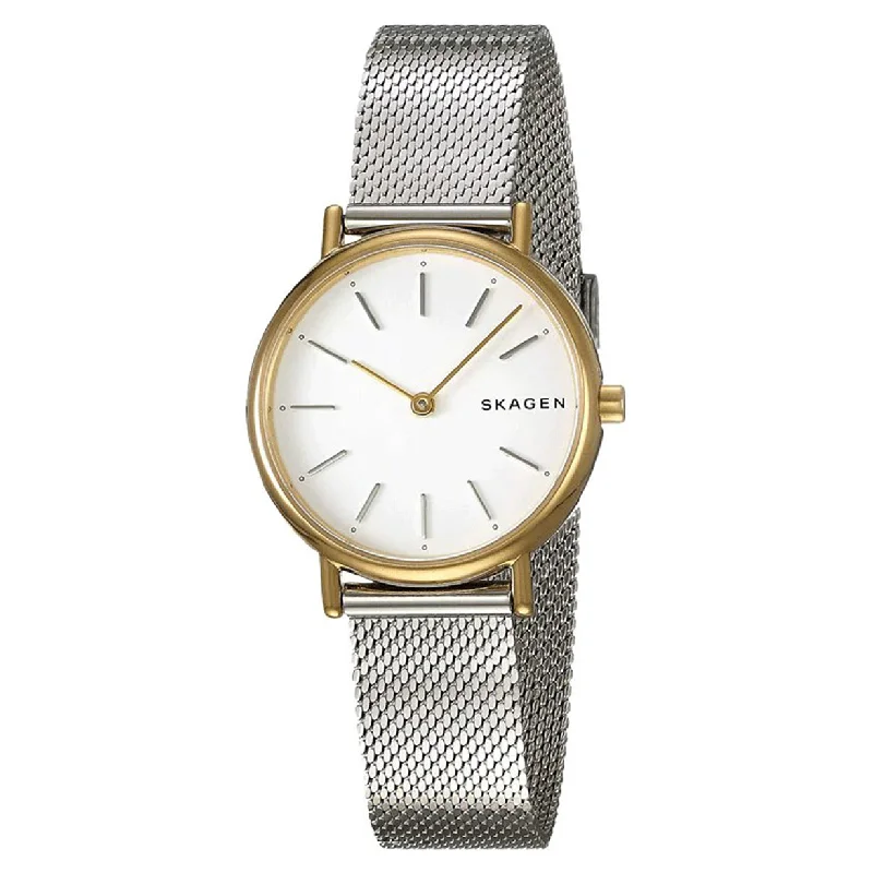 smartwatches with notifications for iPhone-Skagen Signatur  White Dial Women 30mm