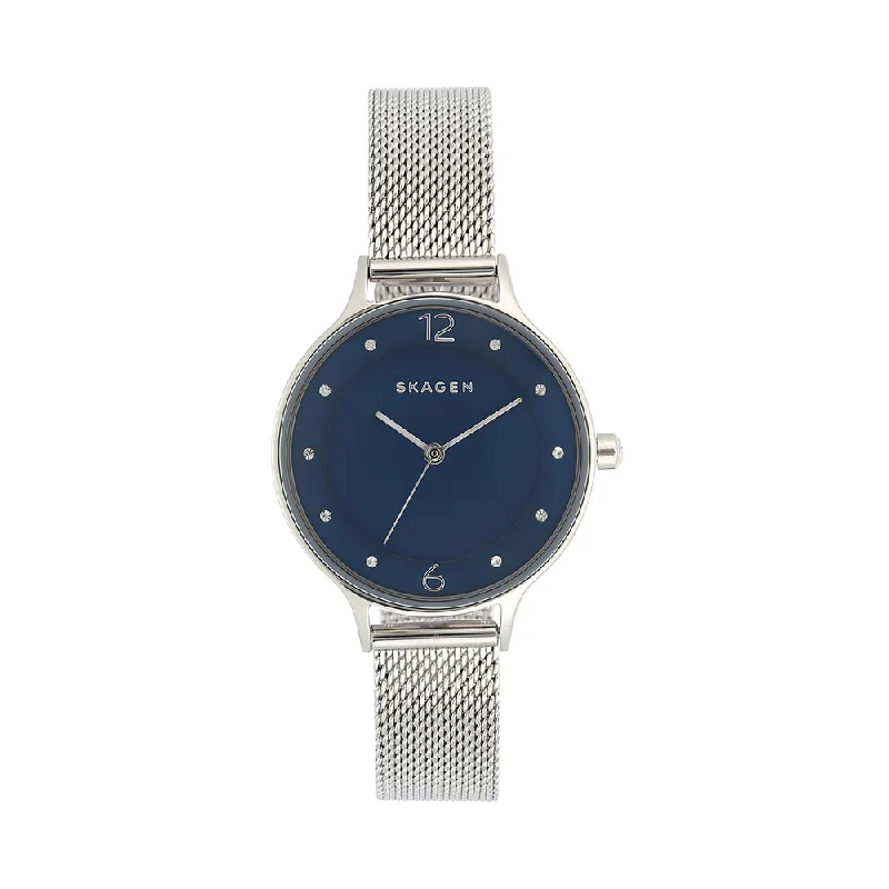 smartwatches for seniors with fall detection-Skagen SKW2307 Anita Silver Watch For Women