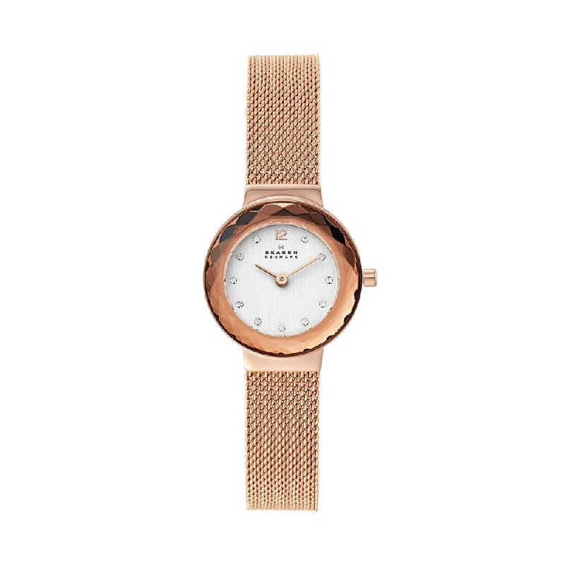 sport watches for men with timer function-Skagen SKW2799 Leonora Rose Gold Watch For Women