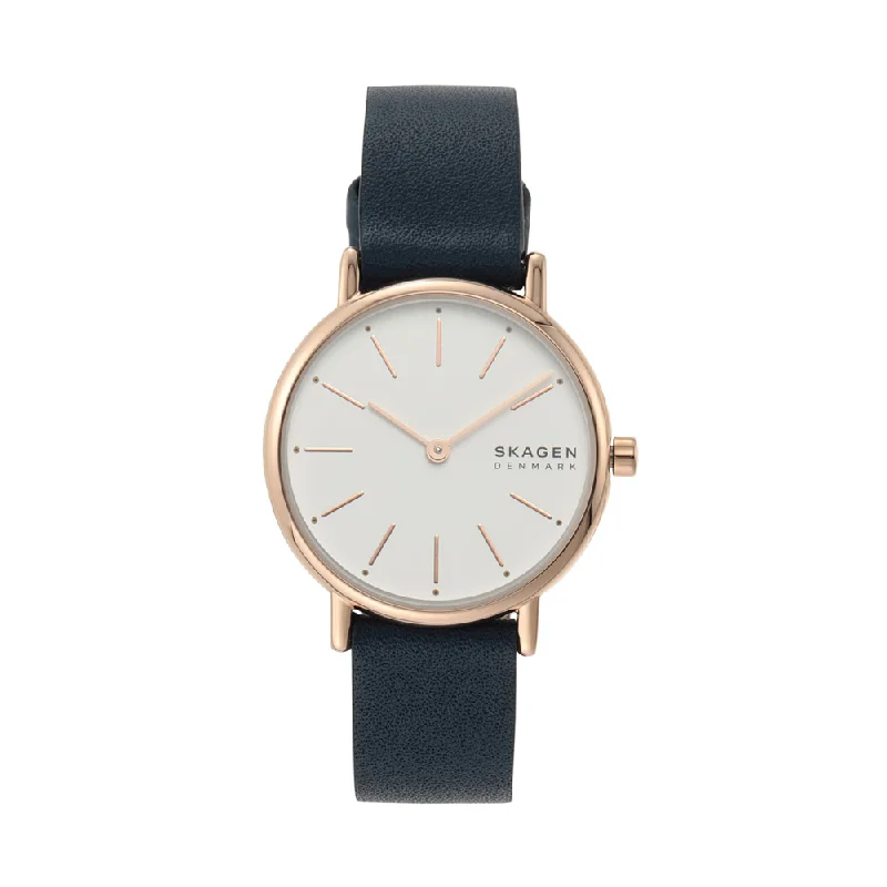 fitness smartwatches with sleep cycle and stress monitoring-Skagen SKW2838 Signatur Wrist Women Watch