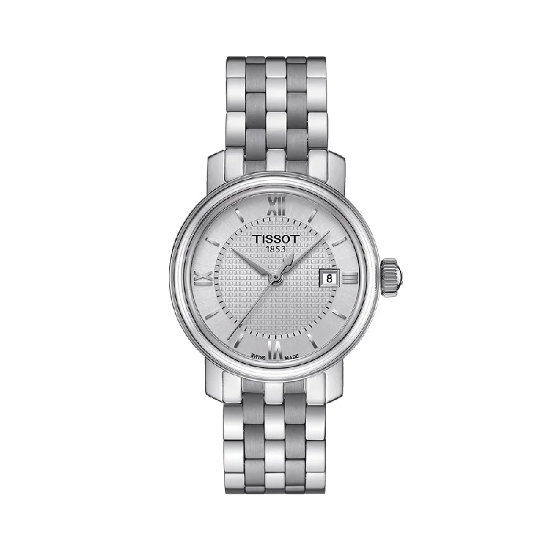 women’s watches with minimalist dial design-Tissot Bridgeport Lady T0970101103800 Women Watch