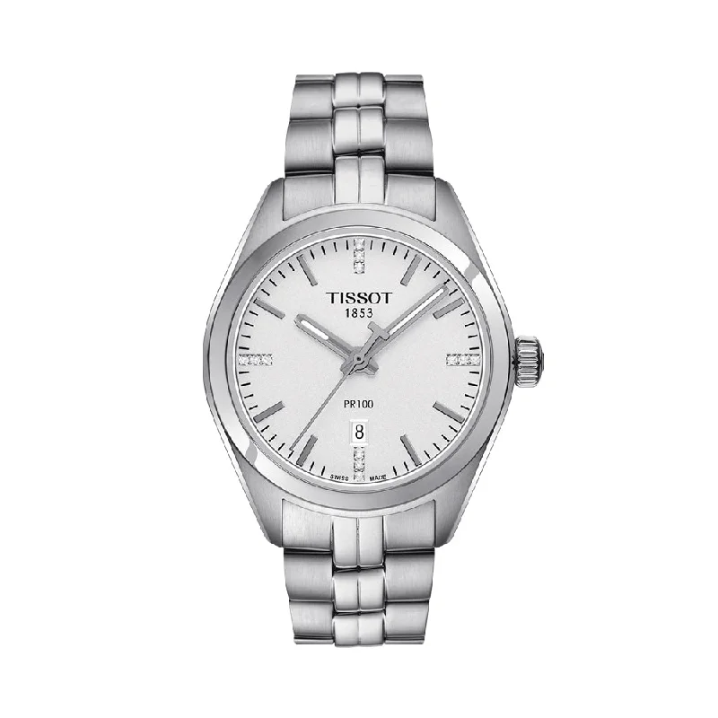 watches with classic look and modern functionality-Tissot PR 100 Lady T1012101103600 Women Watch