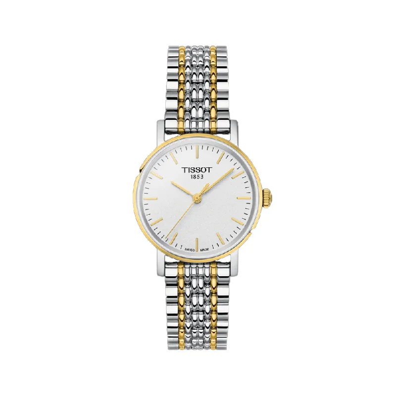 luxury watches with sapphire crystal glass-TISSOT T1092102203100 EVERYTIME Watch For Women