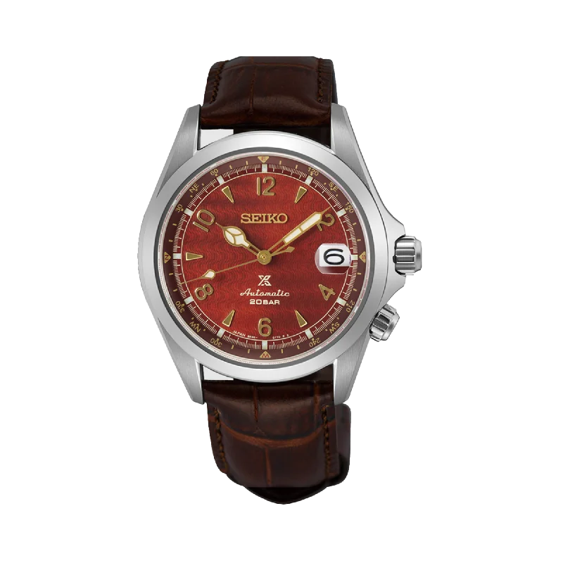 watches with date and day function for convenience-Seiko Prospex Alpinist 'Red Desert' Limited Edition Watch SPB489J