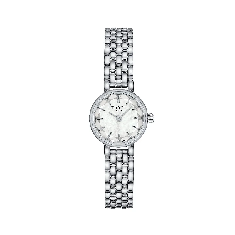 solar-powered watches with eco-friendly materials-Tissot Lovely Round 19.50mm Quartz Watch T140.009.11.111.00