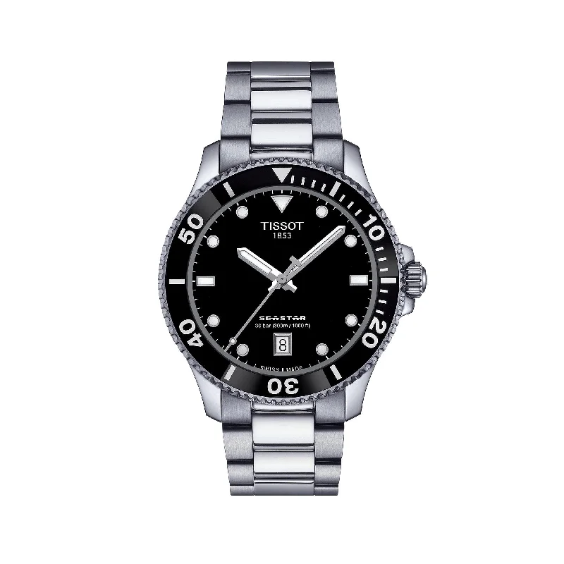 luxury sport watches for professional athletes-Tissot Seastar 1000 40mm Quartz Watch T120.410.11.051.00