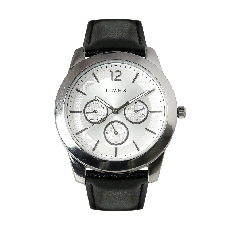 watches with Swiss movement for accuracy-Alexander Multifunction 40mm Leather Band