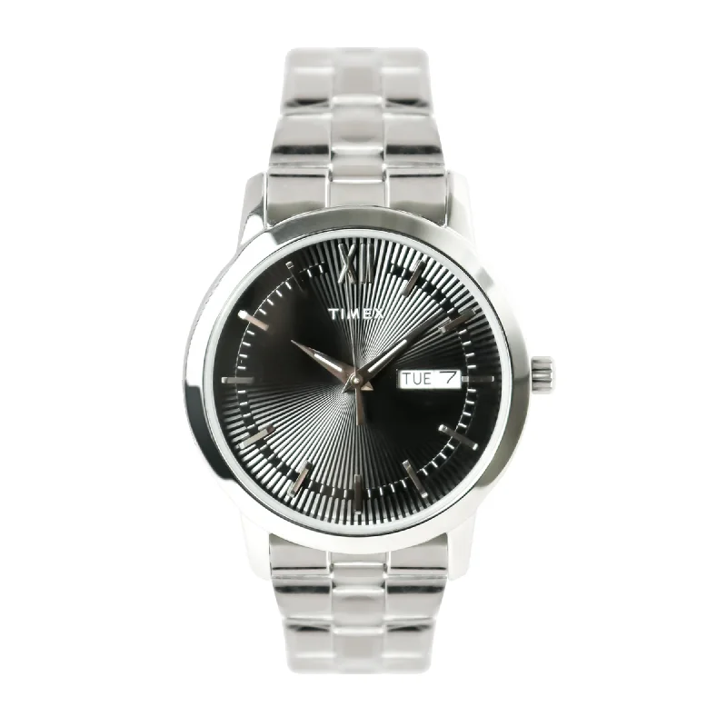 fitness watches with calorie and step tracking-Benedict Day-Date 39mm Stainless Steel Band