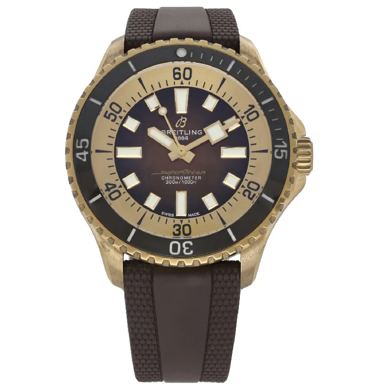 classic watches with modern tech features-Breitling Superocean N17376 44mm Bronze Watch