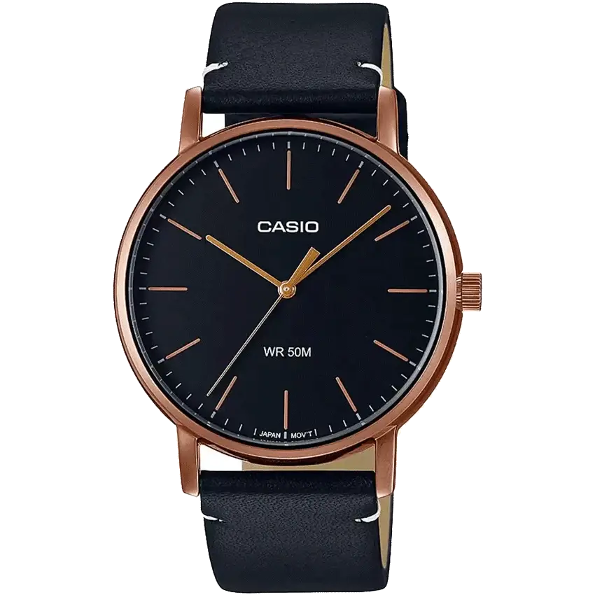 stylish women’s smartwatches with fitness functions-Casio A1839 MTP-E171RL-1EVDF Enticer Men