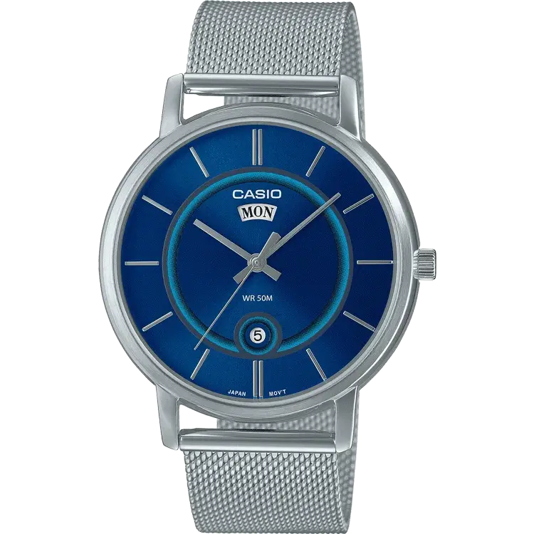 luxury watches with high-end movement and design-Casio A2049 MTP-B120M-2AVDF Enticer Men