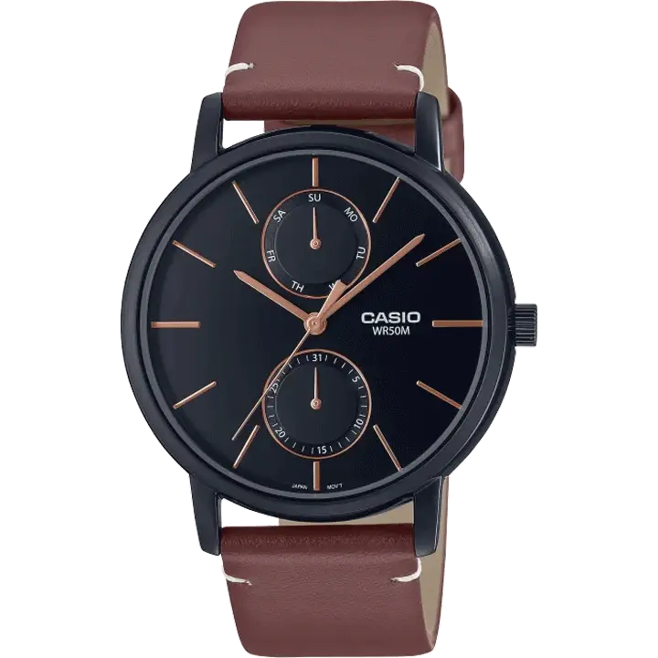 smartwatches for health and fitness enthusiasts-Casio A2062 MTP-B310BL-5AVDF Enticer Men