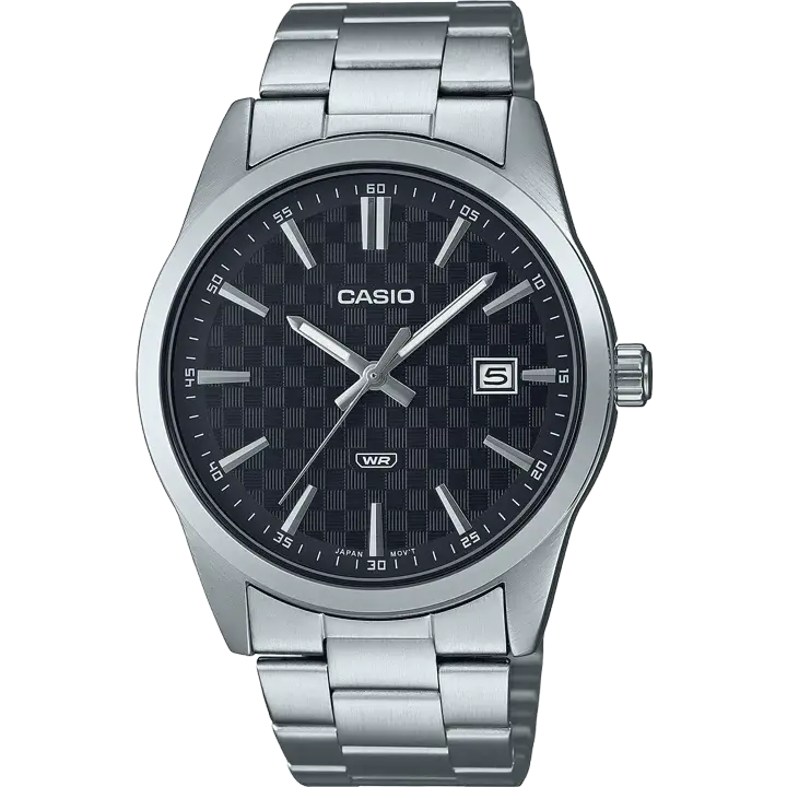 smartwatches with remote control for music and calls-Casio A2092 MTP-VD03D-1AUDF ENTICER MEN