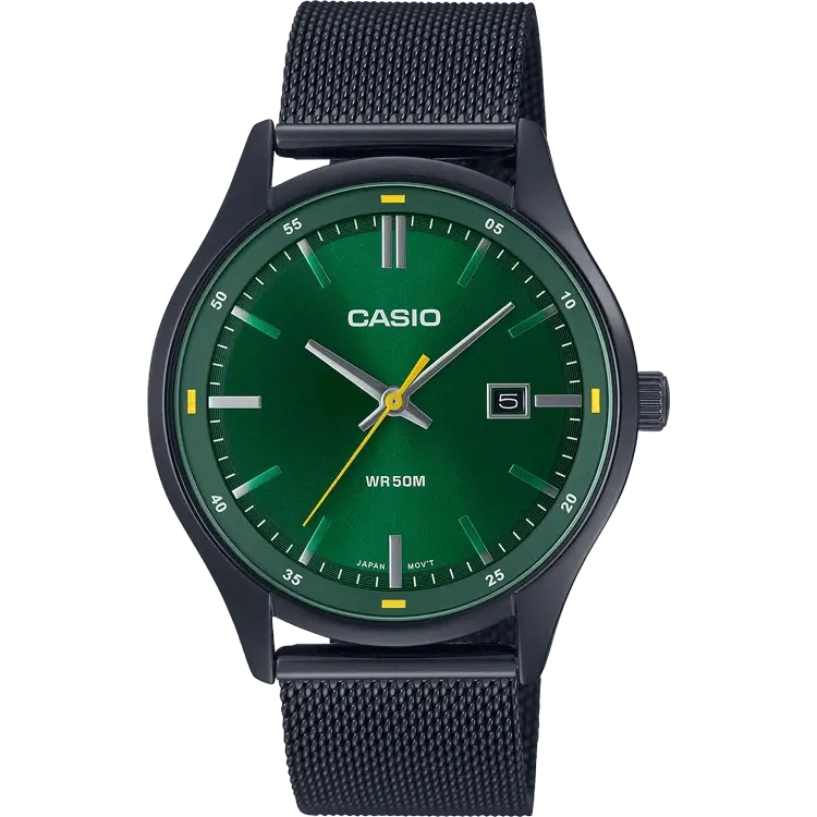 durable watches for construction workers-Casio A2105 MTP-E710MB-3AVDF Enticer Men