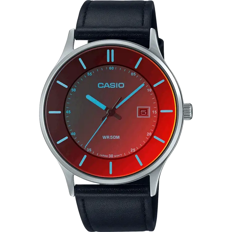 smartwatch for kids with fitness and education features-Casio A2112 MTP-E605L-1EVDF Enticer Men