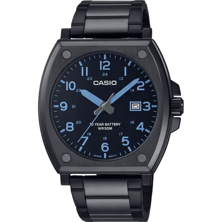 digital watches with countdown timer for fitness-Casio A2118 MTP-E715D-1AVDF Enticer Men