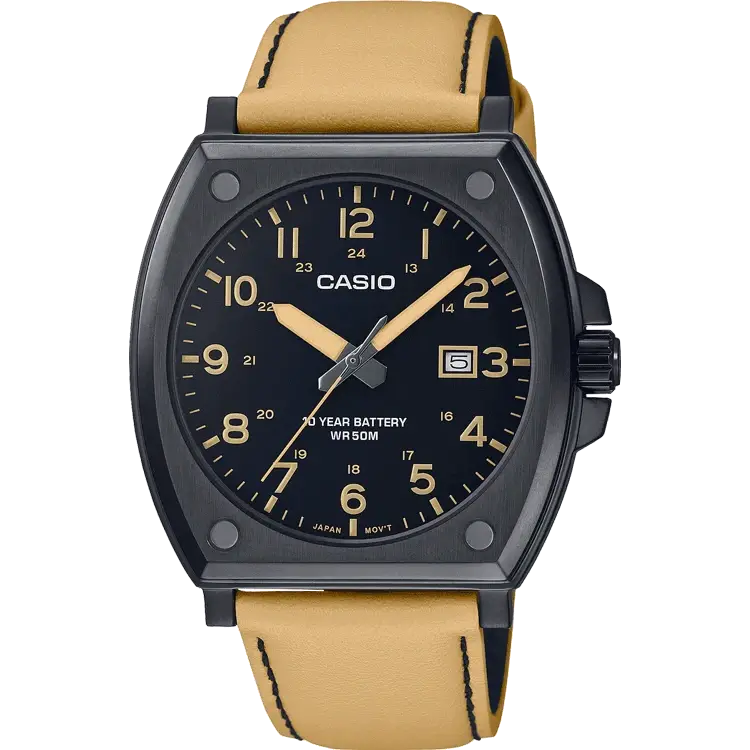 smartwatch for busy professionals with calendar function-Casio A2121 MTP-E715L-5AVDF Enticer Men