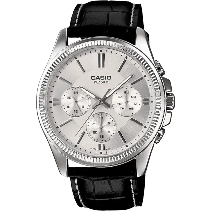 elegant watches for women with diamond accents-Casio A839 MTP-1375L-7AVDF Enticer Men