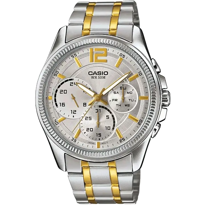 durable watches for construction workers-Casio A997 MTP-E305SG-9AVDF Enticer Men