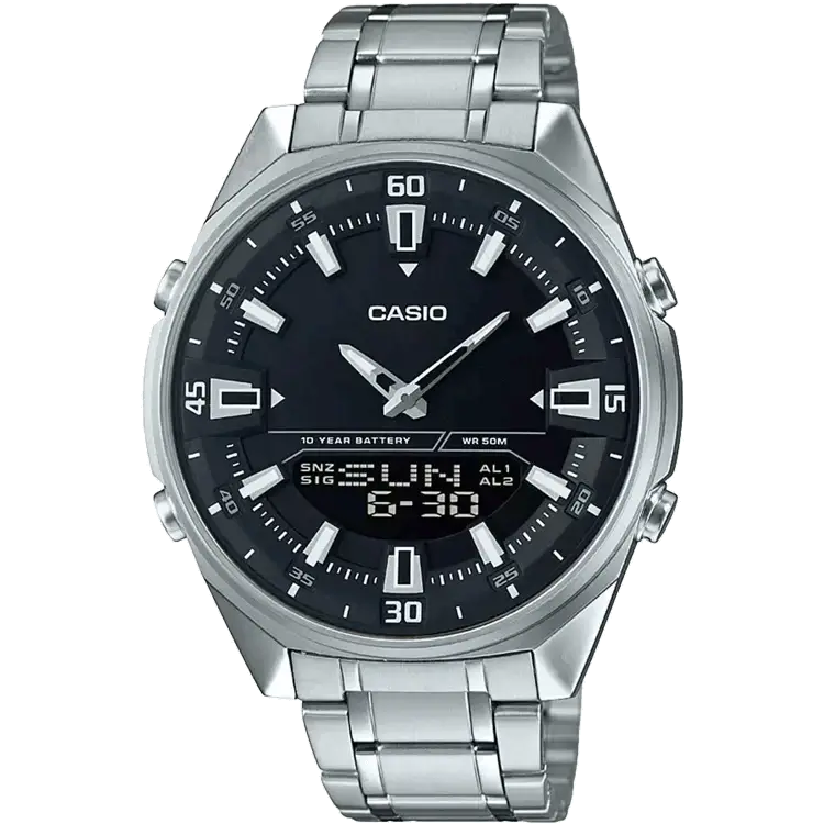 military-style watches for men-Casio AD226 AMW-830D-1AVDF Enticer Men