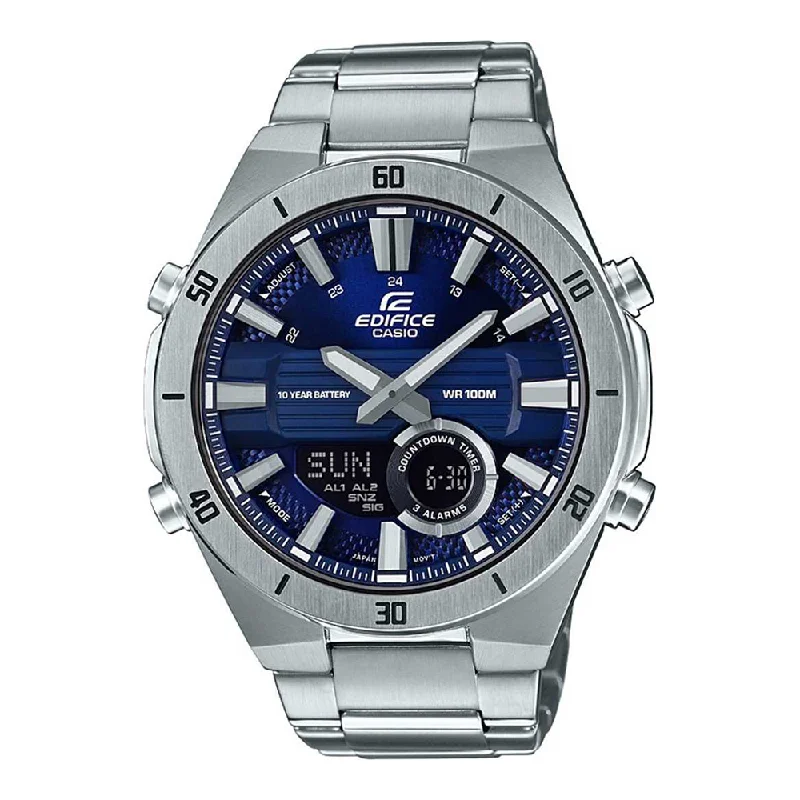 men’s watches with chronograph function-Casio Analog-Digital Blue Dial Men's Watch-ERA-110D-2AVDF (EX457)