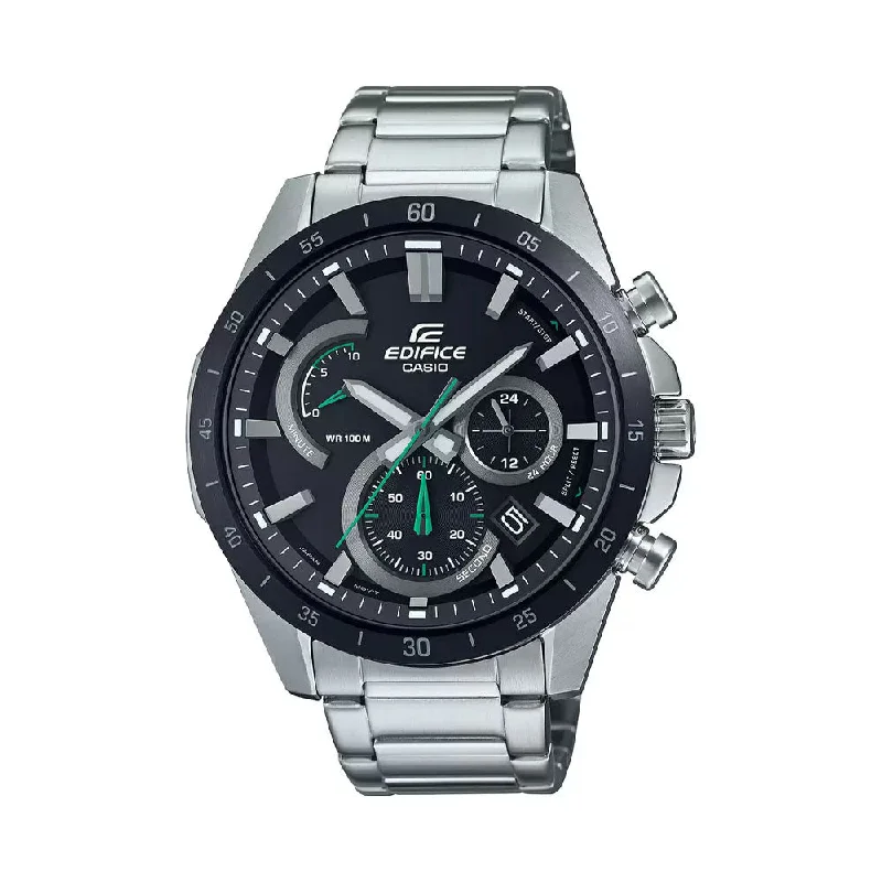 women’s watches with high-quality stainless steel case-CASIO EDIFICE Men Chronograph Watch With Metal Strap - EX542